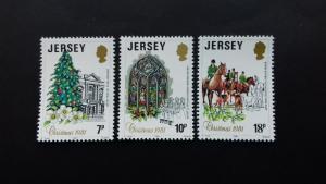 Jersey 1981 Christmas stamps Mint