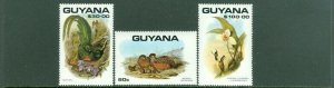 EDW1949SELL : GUYANA 1990 Scott #2305-31 Birds. Complete set. VF Mint NH Cat $52