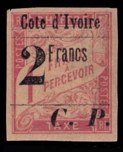 MOMEN: FRENCH IVORY COAST SC # Q34 1905 MINT OG H LOT #68967*