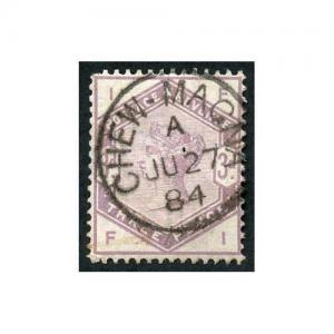 SG191 3d Lilac & Green Very Fine CDS used (pin hole)