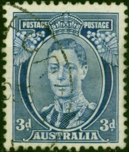 Australia 1938 3d Blue SG168c Die II Fine Used (2)