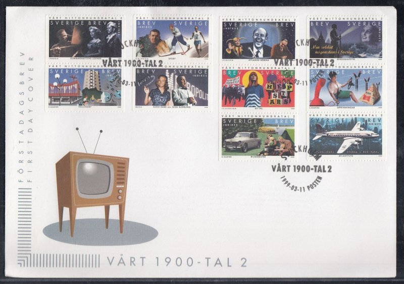 Sweden Scott 2336a FDC - 1939 -1969 Decades