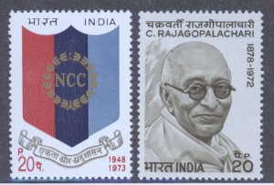 India, Scott #600-01, MNH