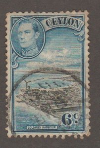 Ceylon - Scott# 280 - Colombo Harbor