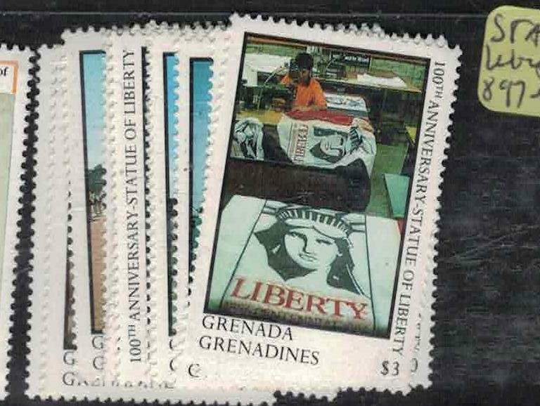 Grenada Grenadines SC 897-908 Statue of Liberty MNH (7glo) 