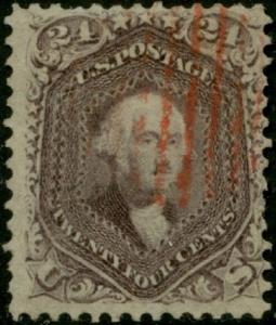 #78 LILAC, F-VF USED WITH RED CANCEL CV $400.00 BP7771