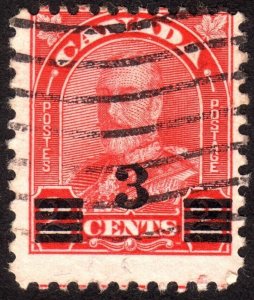 1932, Canada 3c, Used, Sc 191