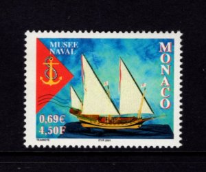 Monaco #2211 (2001 Naval Museum issue) VFMNH CV $1.25