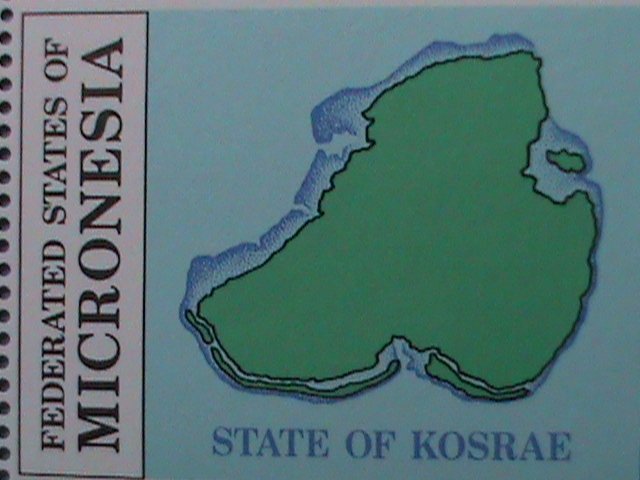 ​MICRONESIA -1984 SC#1-4  POSTAL SERVICE INAUGURATION MNH IMPRINT-BLOCK   VF