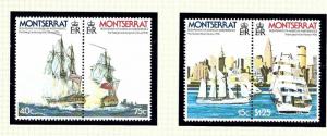 Montserrat 359a and 361a MNH 1976 American Bicentennial Set