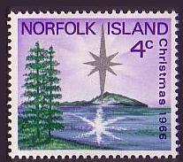 Norfolk Christmas 1v issue 1966 SG#76 SC#99