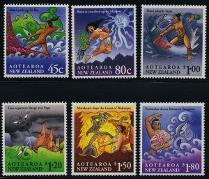 New Zealand 1219-24 MNH Art, Maori Myths