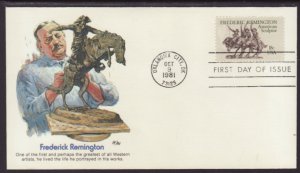 US 1934 Remington Fleetwood U/A FDC