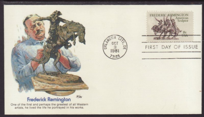 US 1934 Remington Fleetwood U/A FDC