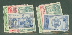 United States #785-794  Single (Complete Set) (Army) (Navy)