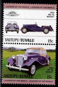 Vaitupu-TUVALU Scott 2 MNH** Classic Automobile pair