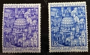 Italy Scott# 535-536 Unused VF NH stamps Cat $95.00