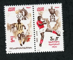 1983 -  Egypt - Egyptian Football Victories in Africa Cup and African Cup-winner 