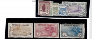 France #B3 - #B10 Mint Fine - Very Fine Original Gum Hinged Set