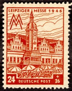 1946, Germany, 24+26pf, MH, Sc 14NB15b