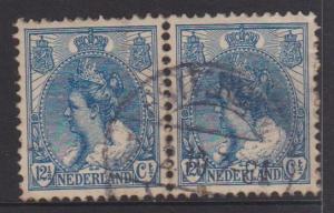 Netherlands Sc#68 Used Pair