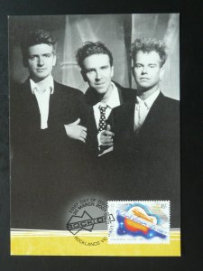 music rock Crowded House maximum card Australia 85064