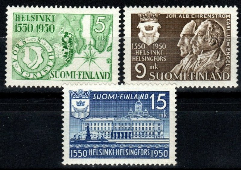 Finland #297-9 F-VF Unused  CV $3.15 (X6519)