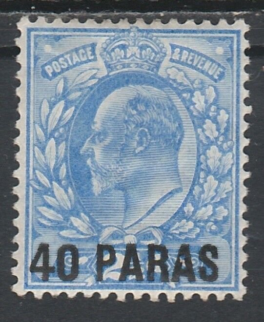 BRITISH LEVANT 1902 KEVII 40PARAS ON 21/2D