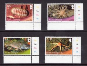 South Georgia Shallow Marine Life Set 2013, Decimal  IN PRISTINE MNH CONDITION