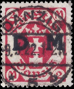 Danzig 1921 Sc O19 U F