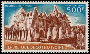 ✔️ IVORY COAST 1972 - MOSQUE IN KAWARA  - SC. C50 MNH ** $13  [1.25.13]