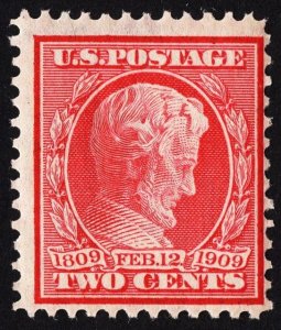 US 367 MNH F Two Cent Abraham Lincoln Memorial Issue D/L Wtrmk