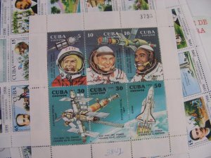 CUBA, Excellent accumulation of Souvenir Sheets & other Stamps