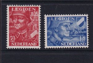 Netherlands Niederlande 1942, MNH Legionary set # B144-B145