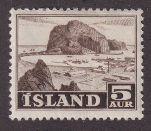 Iceland 257 Vestmannaeyjar Harbour 1954