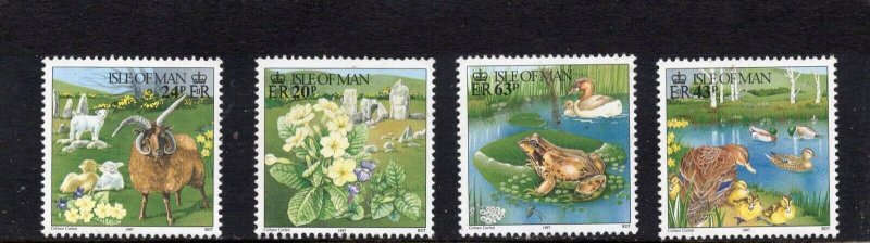 ISLE OF MAN 1997 WILDLIFE SET OF 4 STAMPS MNH 