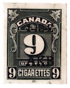 (I.B) Canada Revenue : Cigarette Duty Seal (9)