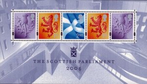 Great Britain 2004 -The Scottish Parliament MNH # MS S152