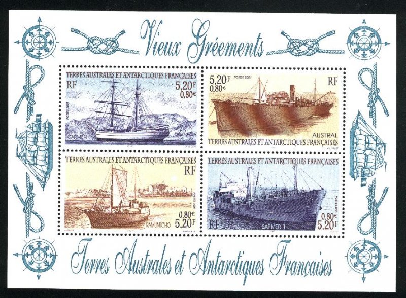 French Southern & Antarctic Territories 200   SS   Mint NH VF 2001 PD