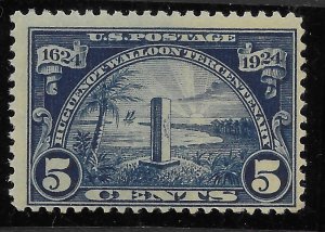 US #616 MNH Huguenot-Walloon.  Beautiful.