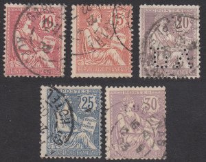 France 133-137 Used (see Details) CV $32.25