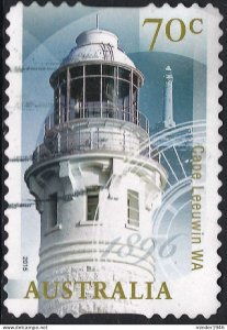 AUSTRALIA 2015 QEII 70c Multicoloured, Lighthouse-Cape Leeuwin WA Adhesive FU