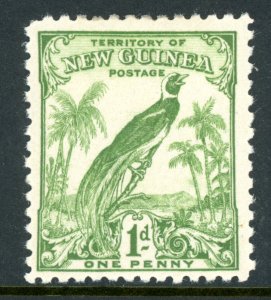 British Colonies 1932 New Guinea 1p Light Green Scott #31 Mint G744 ⭐⭐⭐⭐⭐⭐