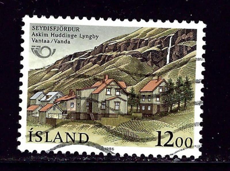 Iceland 625 Used 1986 issue