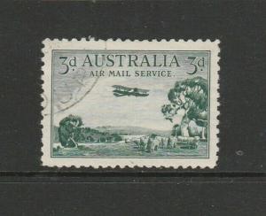 Australia 1929 Air Booklet stamp, dot in margin, MM SG 115a