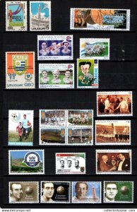 1930 First Soccer FIFA World cup all stamps from Uruguay collection complete MNH