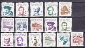 Micronesia # 5-20, First Definitive Set, Mint NH
