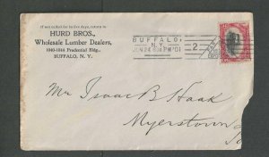 1901 Buffalo NY W/Scarce Pan Am Exposition Cancel On Cover From Hurd Brothers---