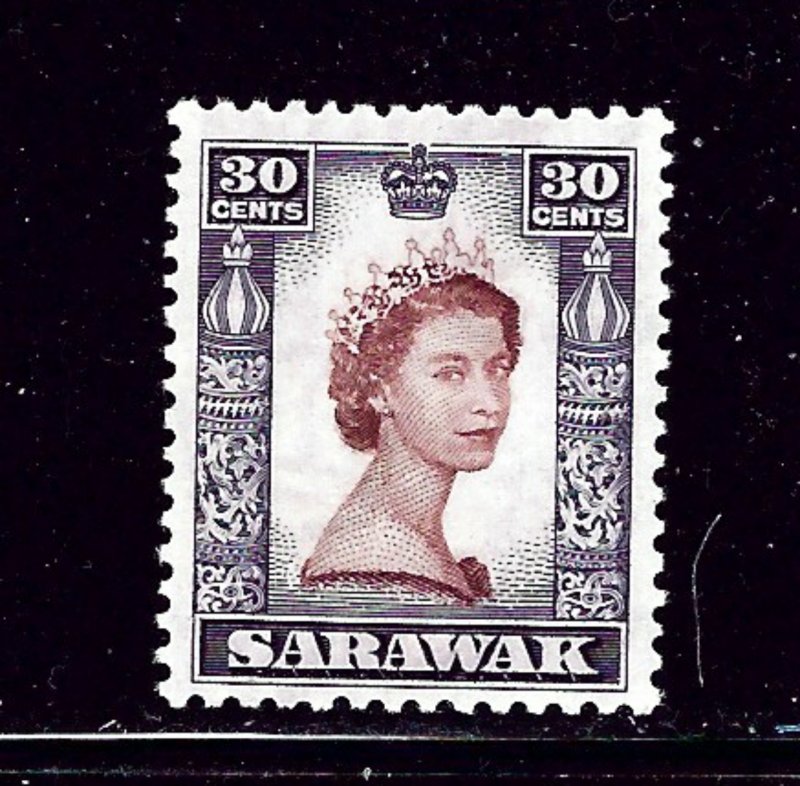 Sarawak 207 MH 1955 issue