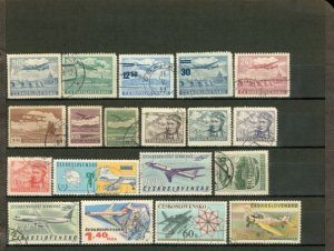 Czechoslovakia Aircraft , 19 stamps